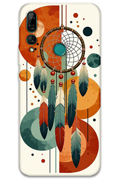 MRCİLETİSİM غطاء خلفي لهاتف هواوي Y9 برايم 2019 بنمط HD مطبوع - ماندالا