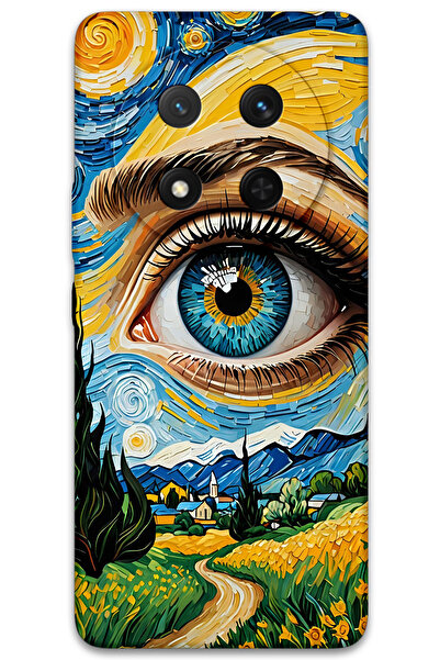 MRCİLETİSİM غطاء خلفي لهاتف هواوي هونور ماجيك 7 لايت بنمط HD مطبوع - آرت جلاس