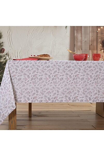 Nef Nef Homeware Nef-Nef Xmass tablecloth 140x240 cm ecru-grey