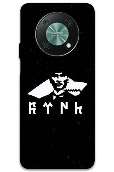 MRCİLETİSİM غطاء خلفي لهاتف هواوي نوفا Y90 بنمط HD مطبوع - أتاتورك وولف