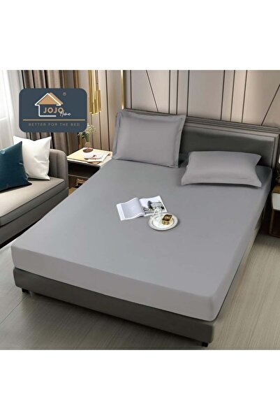 CASIMI Waterproof Mattress Cover Gray 160 x 200 cm