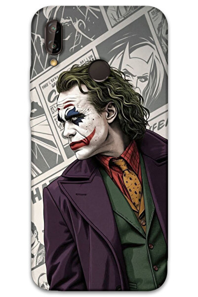 MRCİLETİSİM غطاء خلفي لهاتف هواوي P20 لايت بنمط HD مطبوع - جوكر