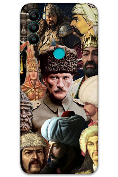 MRCİLETİSİM غطاء خلفي من جينرال موبايل GM 21 Plus بنمط HD مطبوع - Big Turks