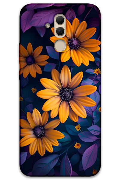 MRCİLETİSİM غطاء خلفي لهاتف هواوي ميت 20 لايت بنمط HD مطبوع - زهرة صفراء