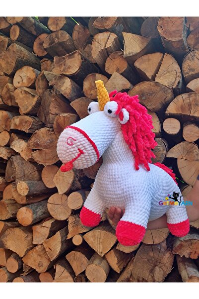 OEM Unicorn Magic Marshmallow – Jucărie de pluș croșetată manual | Cadou Amig...