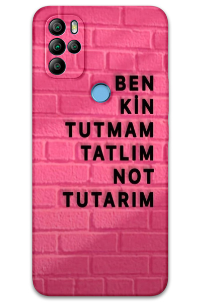 MRCİLETİSİM غطاء خلفي من جينرال موبايل GM 21 Pro Case HD Pattern مطبوع - Kin Tutmam