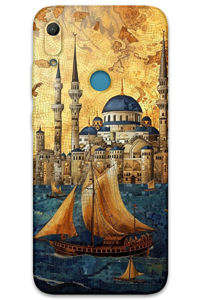 MRCİLETİSİM غطاء خلفي لهاتف هواوي Y6S بنمط HD مطبوع - ييلكنلي سوليماني