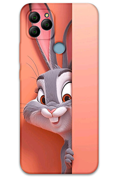 MRCİLETİSİM غطاء خلفي من جينرال موبايل GM 21 بنمط HD مطبوع - BugsBunny 2