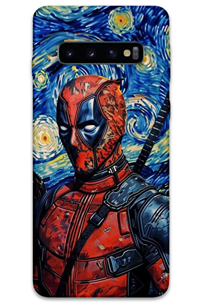 MRCİLETİSİM غطاء خلفي لهاتف سامسونج جالاكسي S10 بنمط HD مطبوع - ديدبول