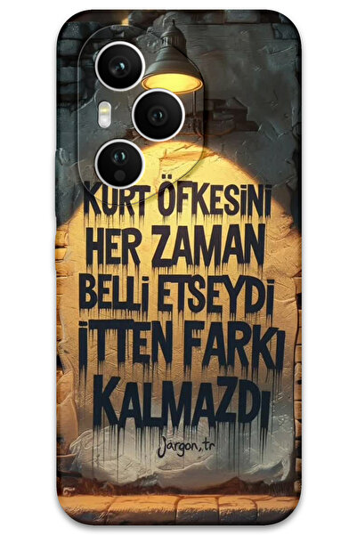 MRCİLETİSİM غطاء خلفي لهاتف هواوي هونور 400 برو بنمط HD مطبوع - غضب الذئب