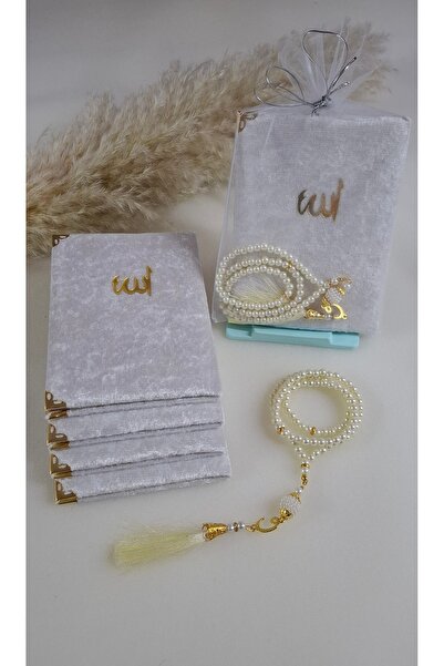 lifestyling Set de mărgele de rugăciune din perle de sticlă Yasin-i Şerif și ...