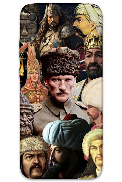 MRCİLETİSİM غطاء خلفي لهاتف هواوي Y6 2019 بنمط HD مطبوع - كبير التركين