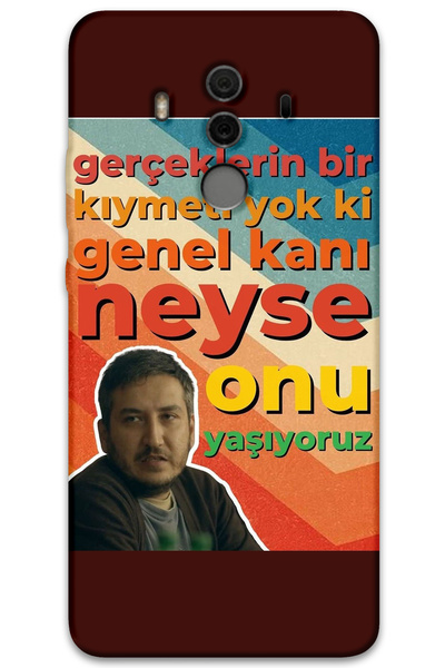 MRCİLETİSİM غطاء خلفي لهاتف هواوي ميت 10 برو بنمط HD مطبوع - جنرال كاني