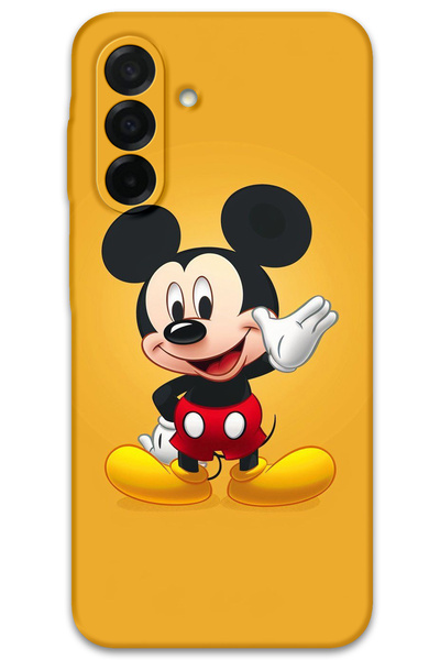 MRCİLETİSİM غطاء خلفي لهاتف سامسونج جالاكسي A17 بنمط HD مطبوع - ميكي 3