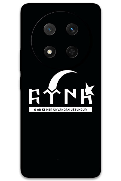 MRCİLETİSİM غطاء خلفي لهاتف هواوي هونور ماجيك 7 لايت بنمط HD مطبوع - تركي