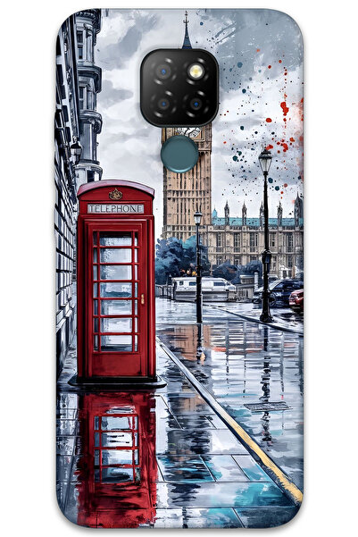 MRCİLETİSİM غطاء خلفي من جينرال موبايل GM 20 Case HD Pattern مطبوع - لندن