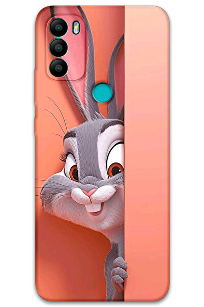 MRCİLETİSİM غطاء خلفي من جينرال موبايل GM 21 Plus بنمط HD مطبوع - BugsBunny 2