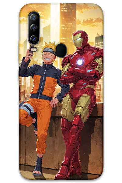 MRCİLETİSİM غطاء خلفي من جينرال موبايل GM 20 Pro Pattern مطبوع - الرجل الحديدي