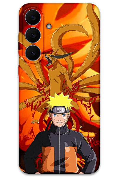 MRCİLETİSİM غطاء خلفي لهاتف سامسونج جالاكسي S25 FE بنمط HD مطبوع - ناروتو