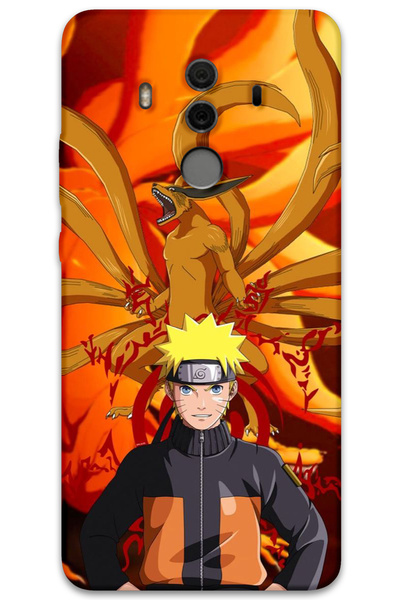 MRCİLETİSİM غطاء خلفي لهاتف هواوي ميت 10 برو بنمط HD مطبوع - ناروتو