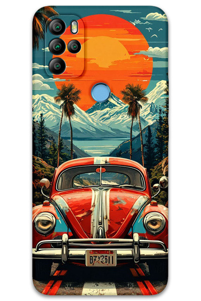 MRCİLETİSİM General Mobile Gm 21 Pro Case Hd Pattern Printed Back Cover - Vosvos Ay