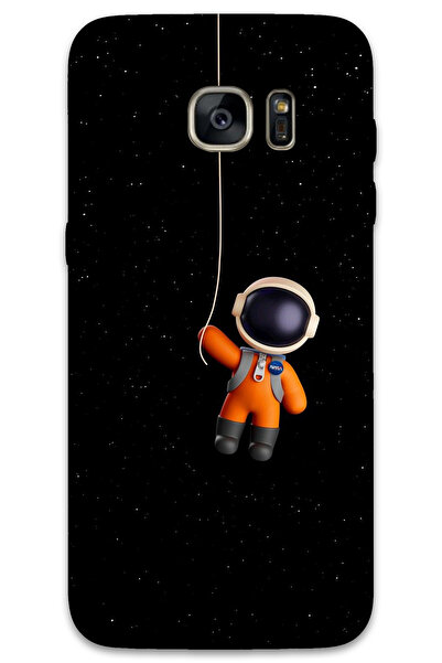 MRCİLETİSİM غطاء خلفي لهاتف سامسونج جالاكسي S7 إيدج HD Pattern مطبوع - رائد ا...