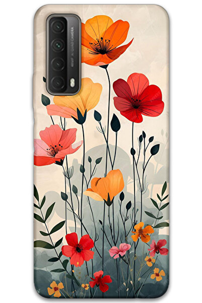 MRCİLETİSİM غطاء خلفي لهاتف هواوي بي سمارت 2021 بنمط HD مطبوع - توليب