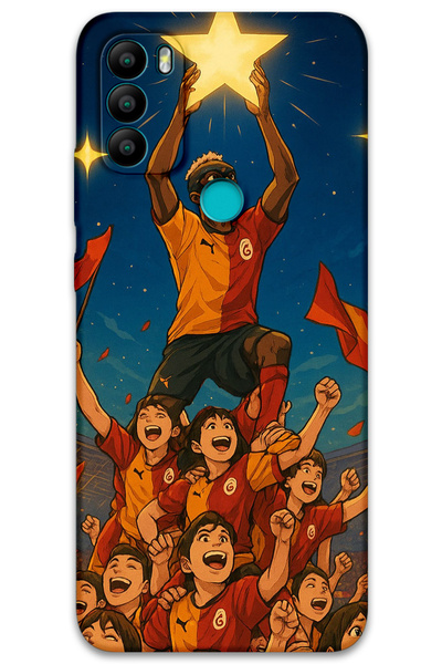 MRCİLETİSİM غطاء خلفي من جينرال موبايل GM 21 Plus بنمط HD مطبوع - Osimhen