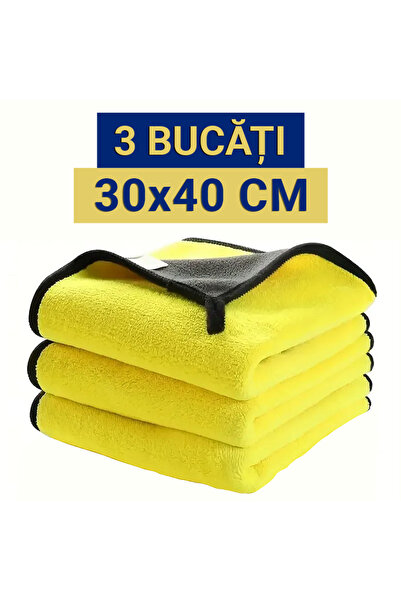OEM Set of 3 Microfiber Towels 800GSM 40X30CM