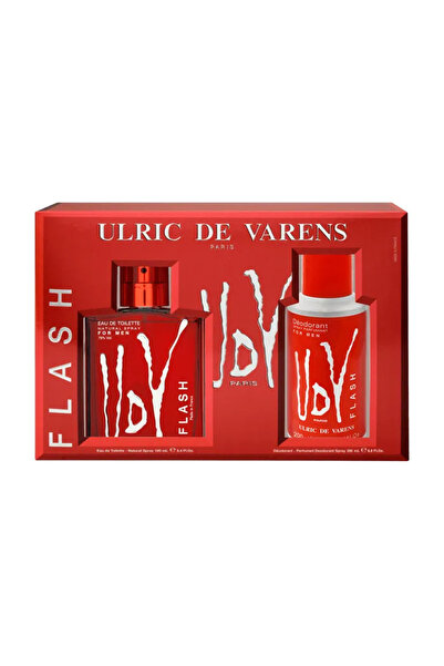 Ulric De Varens Flash Apa de Toaleta Spray 100ml Set 2 Bucati