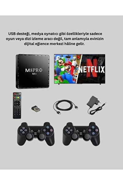 toyigoo Smart Android Tv Box with Retro Gaming Console - Tygo8381-1658