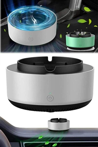 toyigoo Electronic Smart Ashtray Air Purifier Odorless Ash Tray Anti-Smoke Ty...