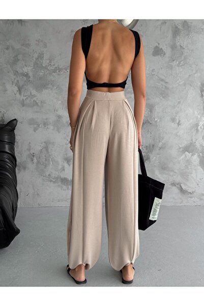 MAİMODA Kadın Şalvar Pantolon Dört Mevsim Kullanılabilir