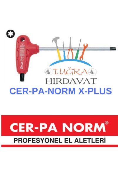 TUĞRA HIRDAVAT مفتاح ألن توركس من نوع T بمقبض من نوع X-Plus من Cerpa، مقاس T1...