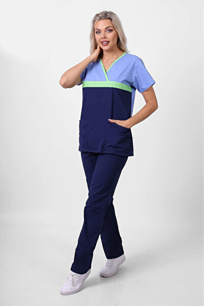 Wonder زي طبي وندر وينك لون كحلي X لبني للنساء