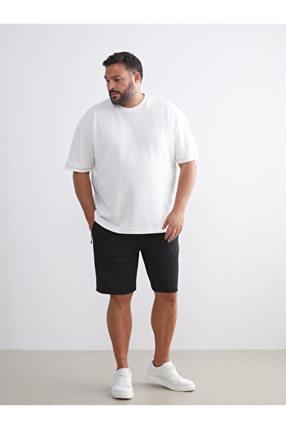 LC Waikiki Plus Sizes Elastic Waistband Men's Sports Shorts