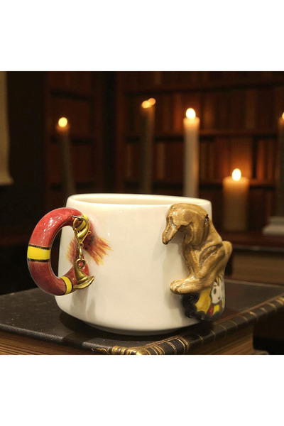 Boni Bon Collection Design Harry Potter 3D Embossed Charm with Gift Handmade Ceramic Hermione Mug