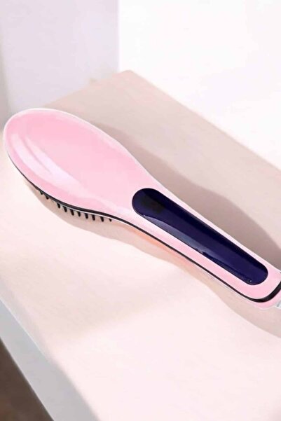 Khayra Hair Straightener Comb Heat Adjustable Anti-Frizz Straightening Blow Dryer Comb - Eszaoc9797-8