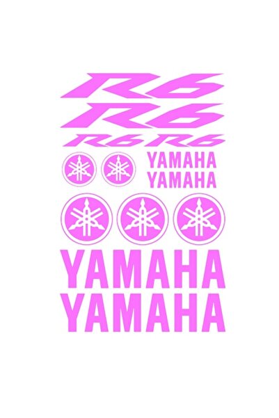 Oracal Set 13 Stickere Yamaha, R6, roz