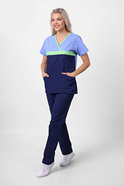 Wonder زي طبي وندر وينك لون كحلي X لبني للنساء