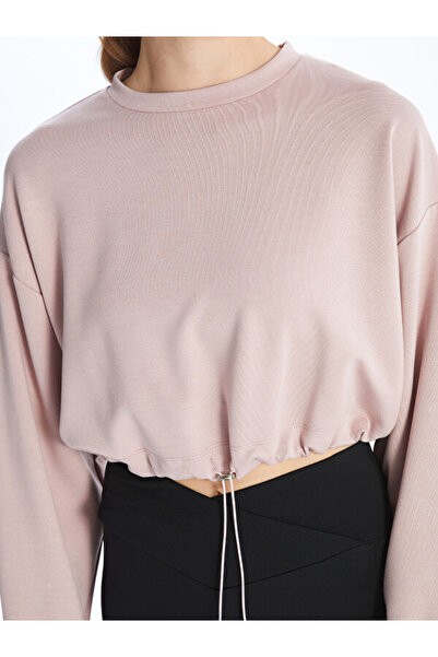 LC Waikiki Γυναικείο φούτερ Crew Neck Plain Oversize