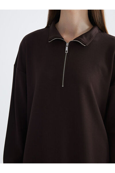 LC Waikiki Women's Stand Collar Sweatshirt