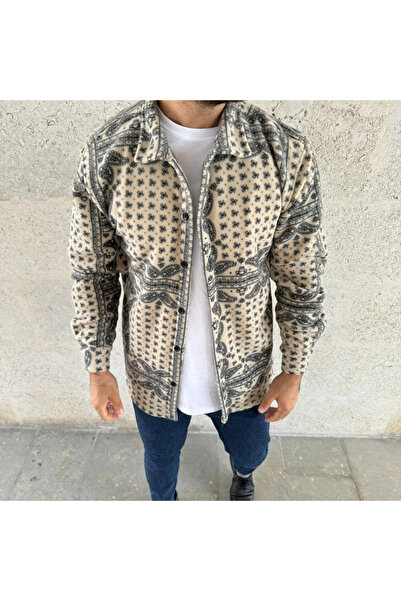 velmorafashion Velmora Polar Zippered Sweatshirt - Beige