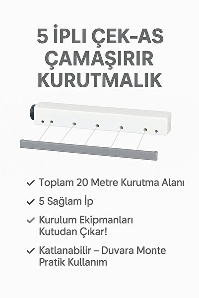 Eco Lounge Çek As Ger As 5 İpli 20 Mt