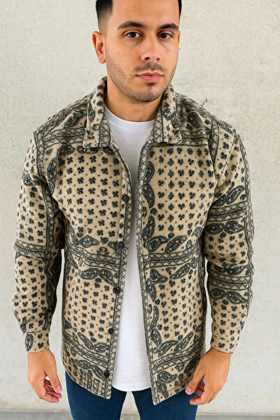 velmorafashion Velmora Polar Zippered Sweatshirt - Beige