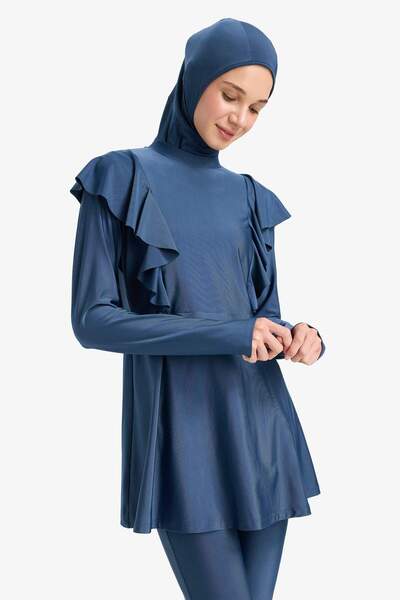 DeFacto Σετ μπουρκίνι 5 τεμαχίων Quick Dry Regular Fit E7999AX25HS