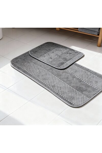 Madame Coco سجادة حمام إيزي - أنثراسايت