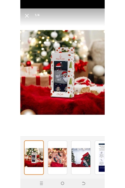 Mono Socks 3lu kutulu noelbabali çorap