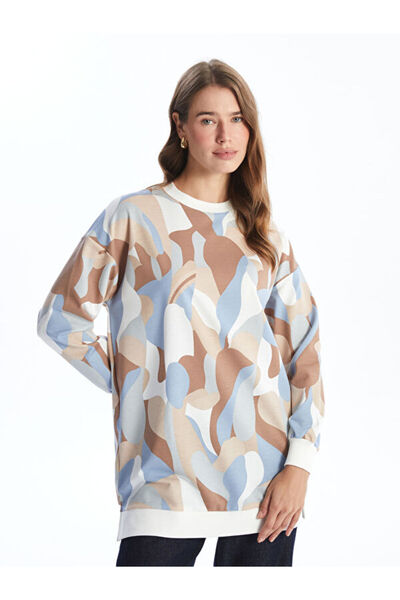 LC Waikiki Γυναικείο φούτερ τουνίκ με λαιμόκοψη