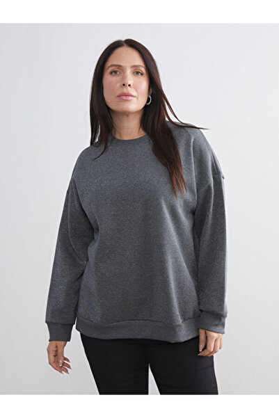 LC Waikiki Γυναικείο φούτερ με λαιμόκοψη Oversize